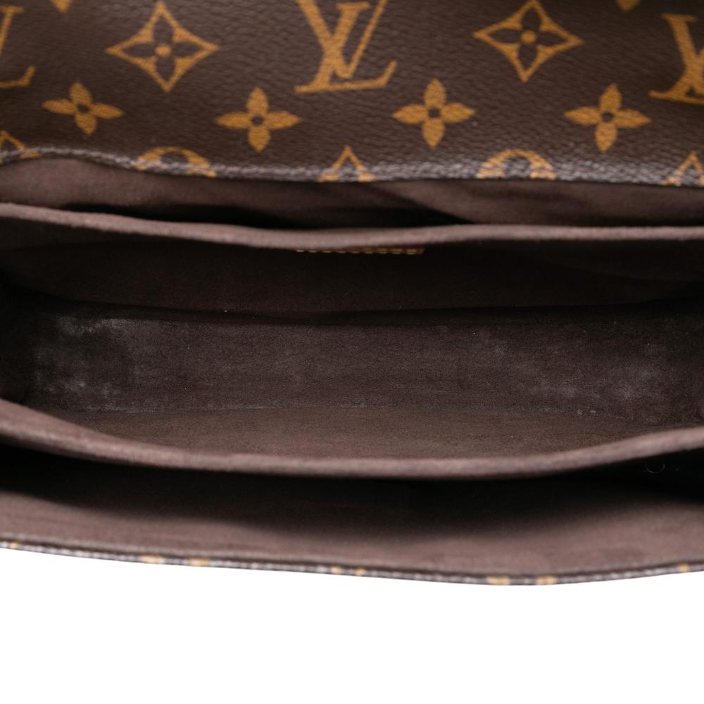 Louis Vuitton B Louis Vuitton Brown Monogram Canvas Fabric Monogram Pochette Metis France