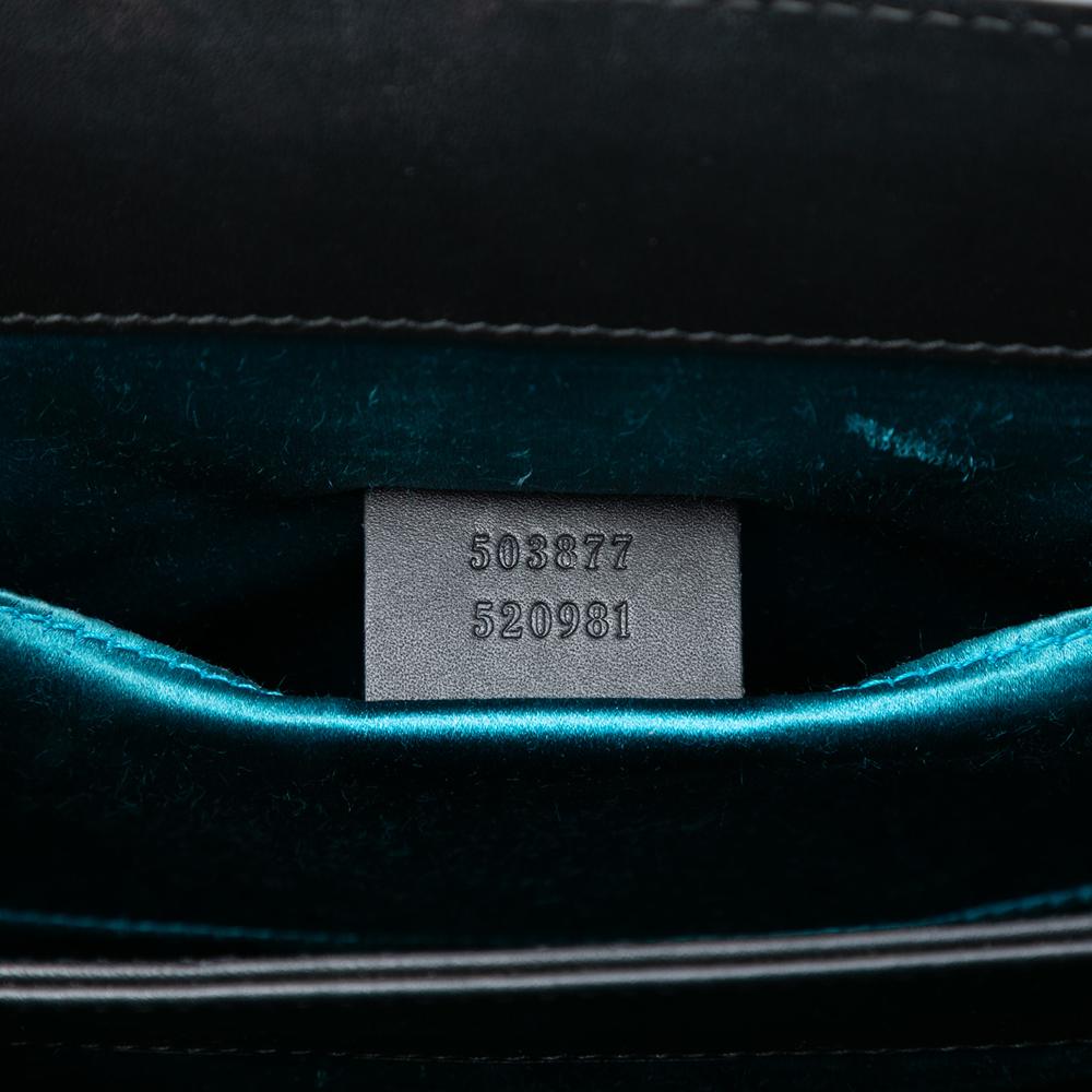 Gucci AB Gucci Brown Suede Leather Small Ophidia Chain Crossbody Italy