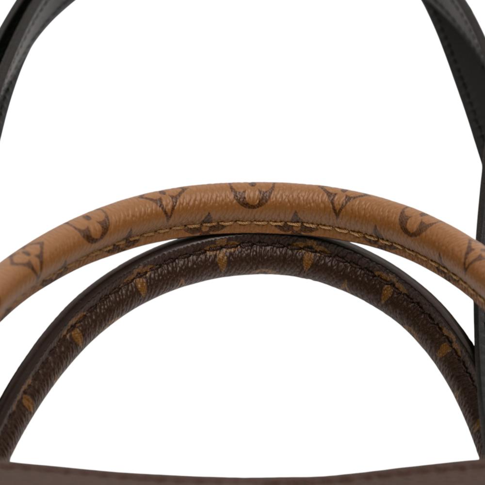 Louis Vuitton AB Louis Vuitton Brown Monogram Canvas Fabric Monogram Reverse Giant OnTheGo GM Italy