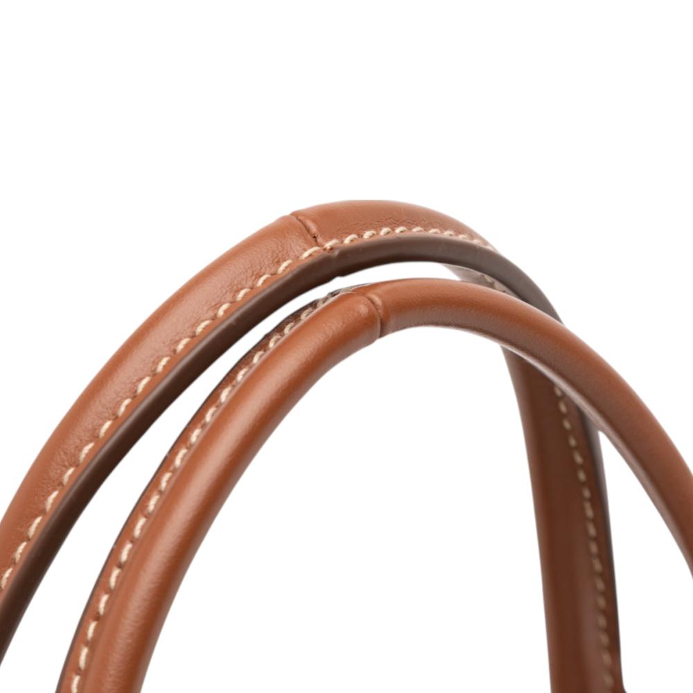 Miu Miu AB Miu Miu Brown Beige Canvas Fabric Ivy Satchel Italy