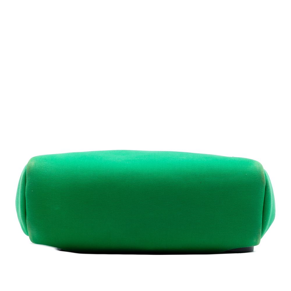 Hermès AB Hermès Green with Black Canvas Fabric Toile Herbag A Dos Zip Retourne Backpack France