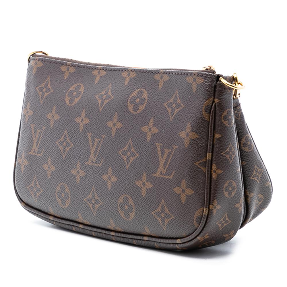 Louis Vuitton AB Louis Vuitton Brown Monogram Canvas Fabric Monogram Multi Pochette Accessoires France