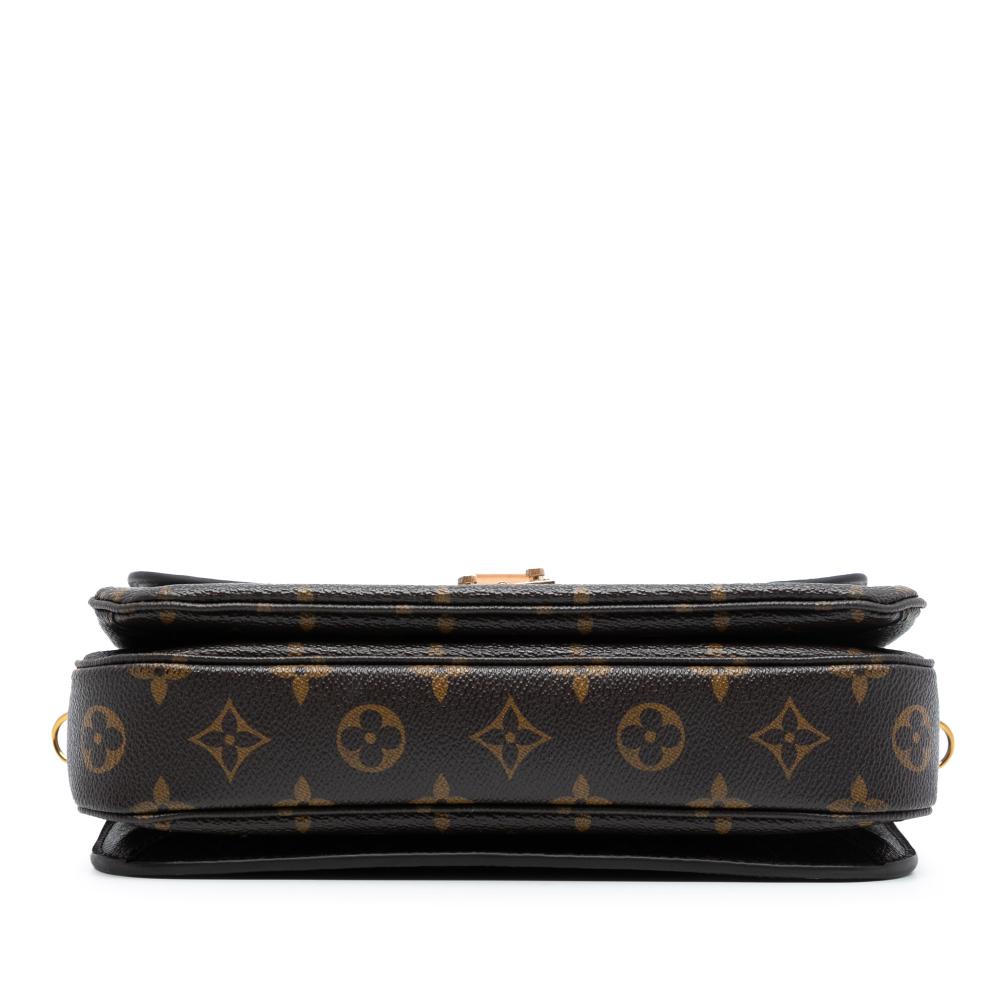 Louis Vuitton AB Louis Vuitton Brown Monogram Canvas Fabric Monogram Pochette Metis France