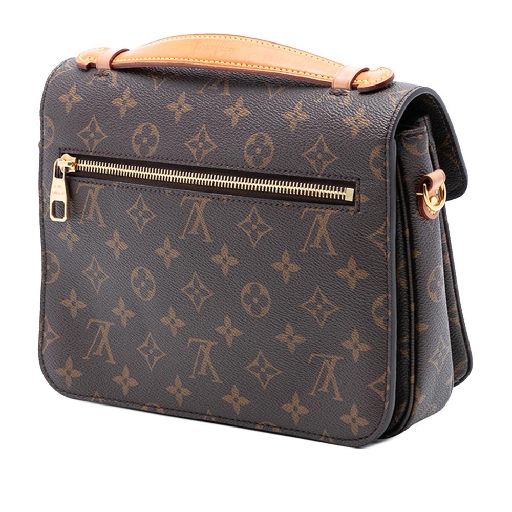 Louis Vuitton AB Louis Vuitton Brown Monogram Canvas Fabric Monogram Pochette Metis France