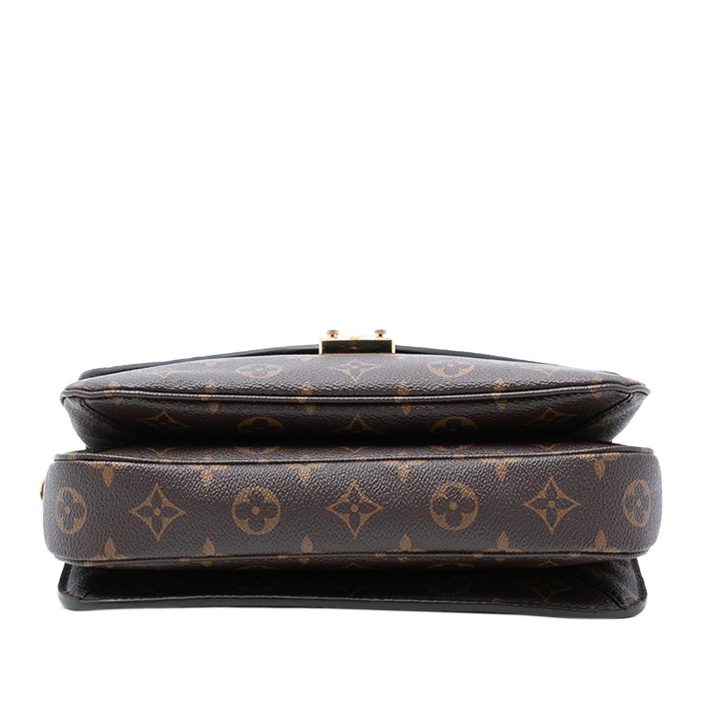 Louis Vuitton AB Louis Vuitton Brown Monogram Canvas Fabric Monogram Pochette Metis France
