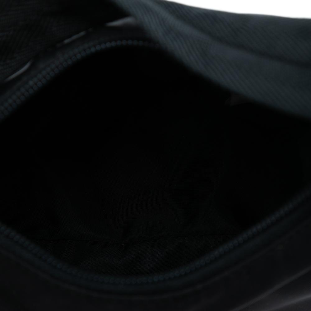Prada AB Prada Black Nylon Fabric Mini Tessuto Sport Shoulder Bag Italy