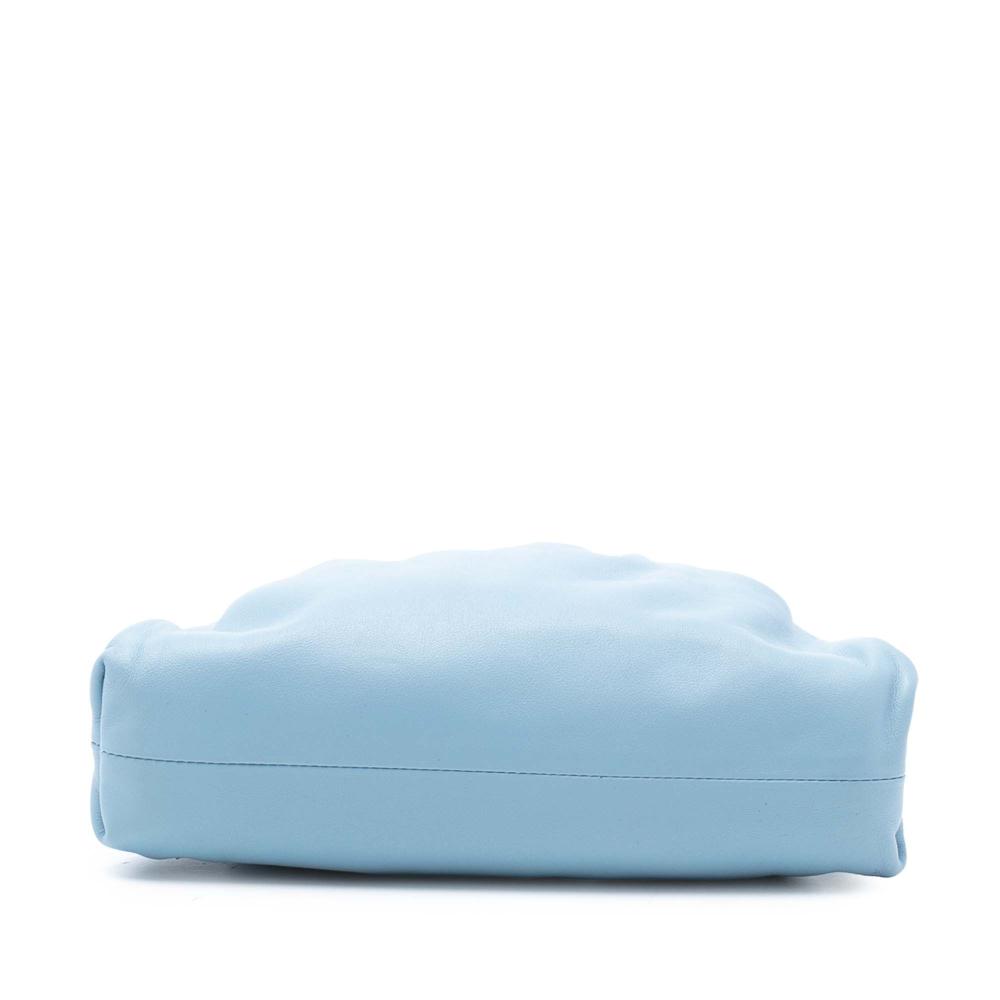 Bottega Veneta AB Bottega Veneta Blue Light Blue Lambskin Leather Leather Lambskin The Mini Pouch Crossbody Italy