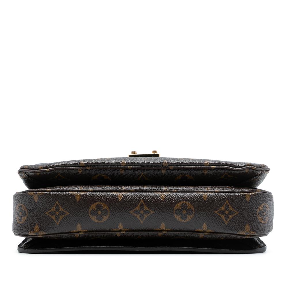 Louis Vuitton AB Louis Vuitton Brown Monogram Canvas Fabric Monogram Pochette Metis France