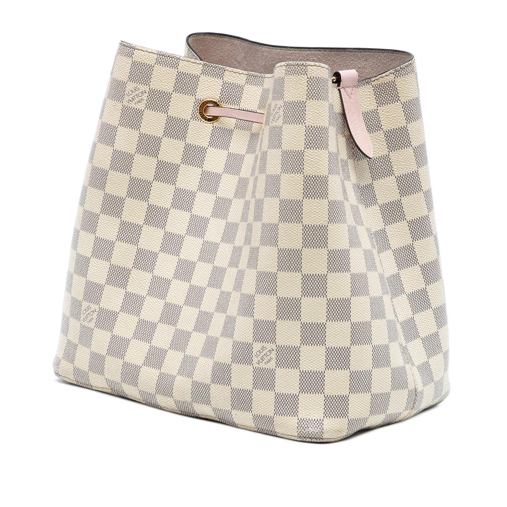 Louis Vuitton AB Louis Vuitton White Damier Canvas Fabric Damier Azur Neonoe MM France