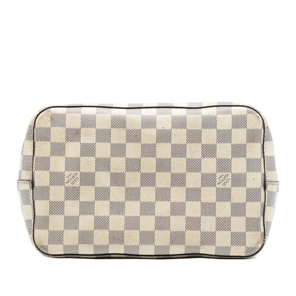 Louis Vuitton AB Louis Vuitton White Damier Canvas Fabric Damier Azur Neonoe MM France