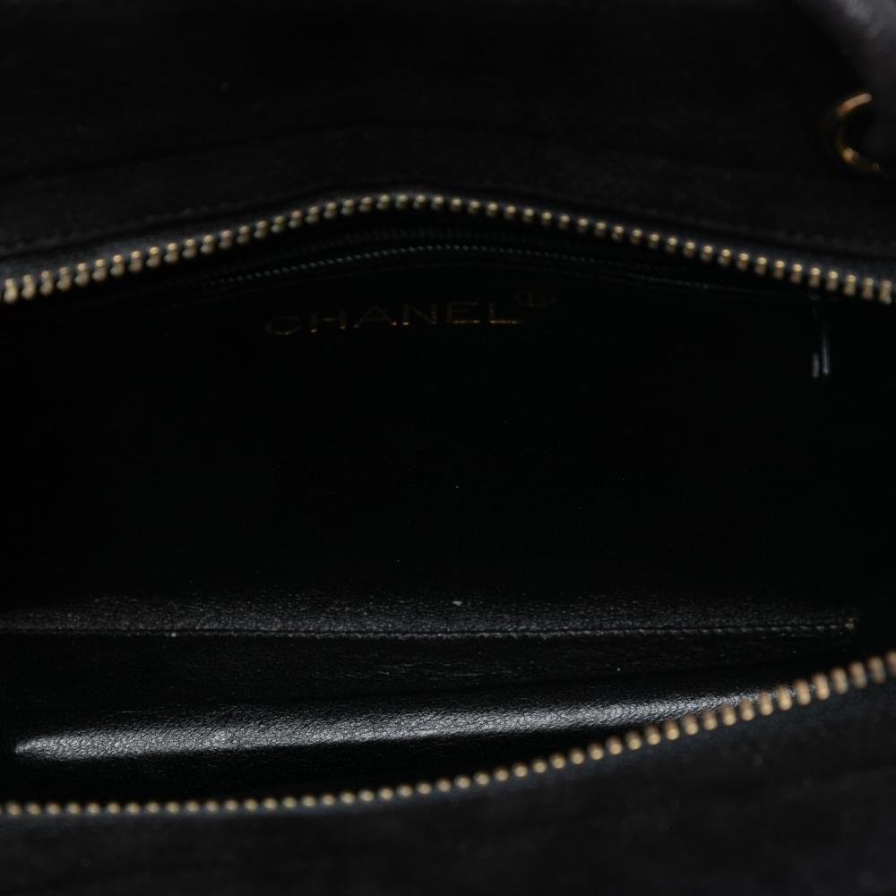 Chanel B Chanel Black Velvet Fabric Chevron CC Stones Crossbody Italy