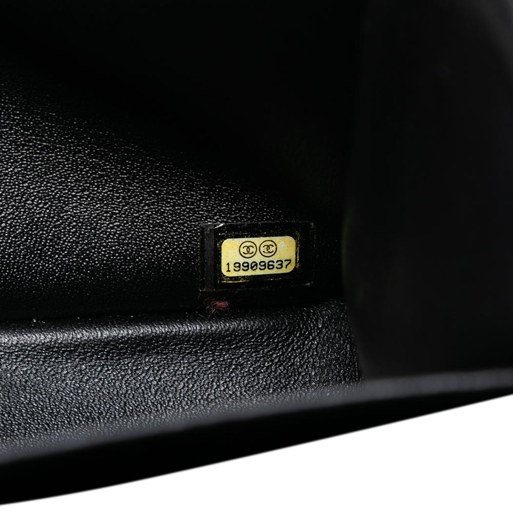 Chanel AB Chanel Black Patent Leather Leather Jumbo Classic Patent Double Flap Italy