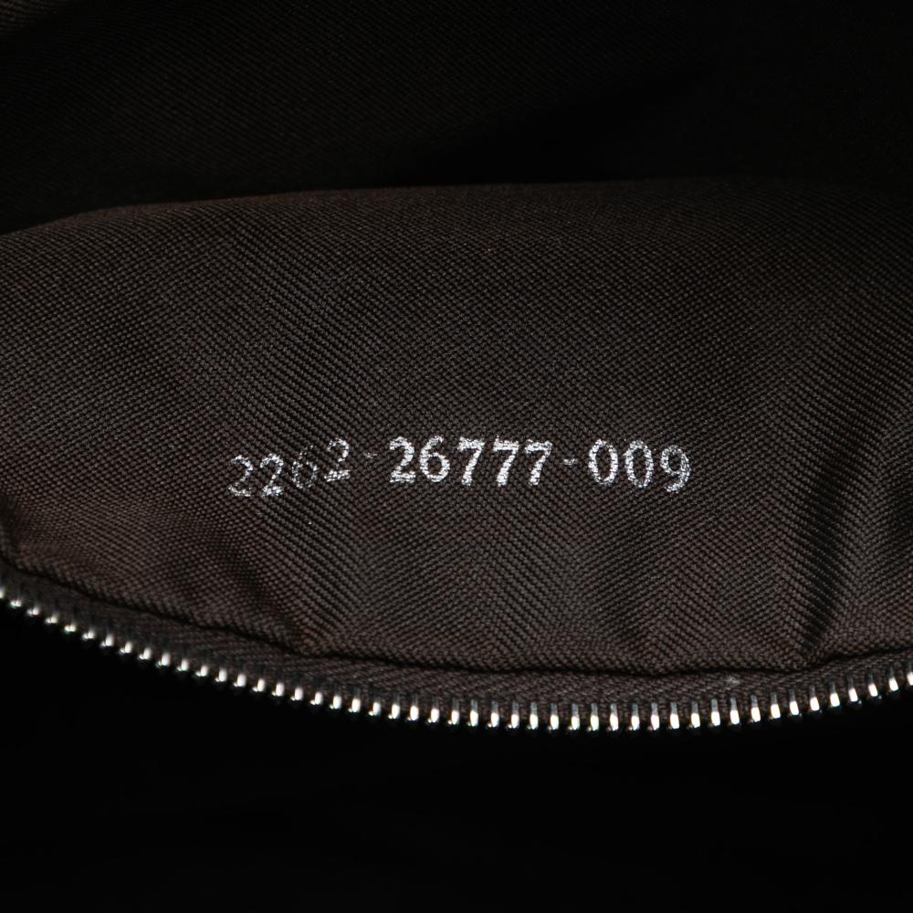 Fendi B Fendi Brown Light Brown Corduroy Fabric Shoulder Bag Italy