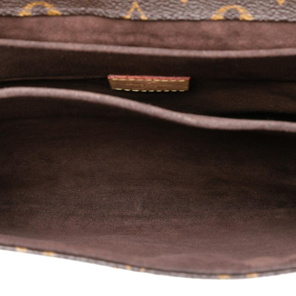 Louis Vuitton B Louis Vuitton Brown Monogram Canvas Fabric Monogram Pochette Metis France