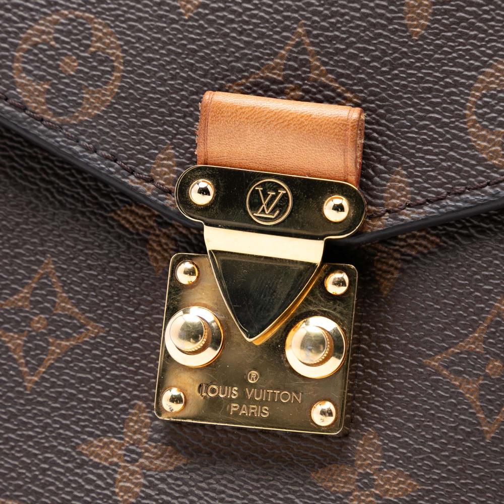 Louis Vuitton B Louis Vuitton Brown Monogram Canvas Fabric Monogram Pochette Metis Spain