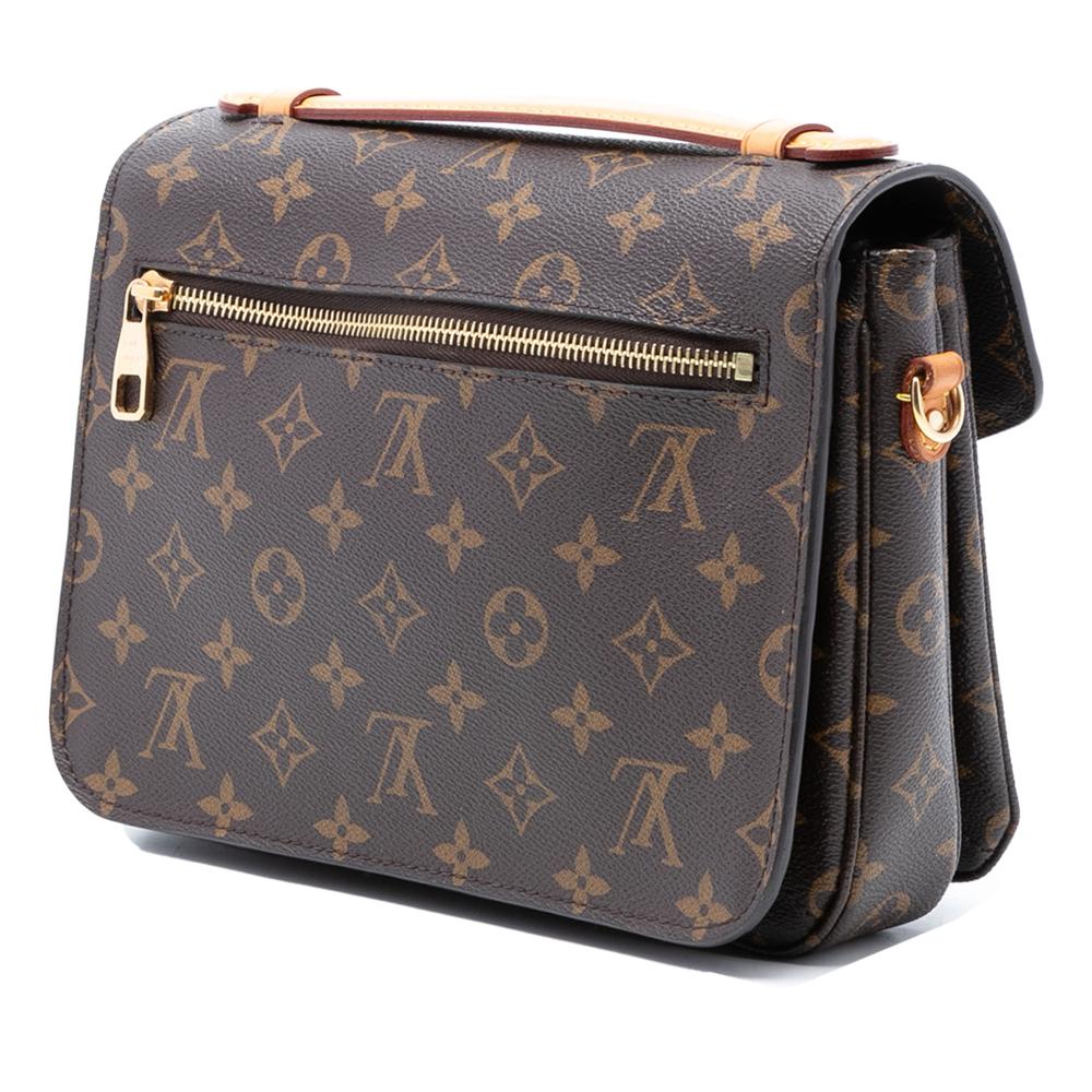 Louis Vuitton B Louis Vuitton Brown Monogram Canvas Fabric Monogram Pochette Metis France