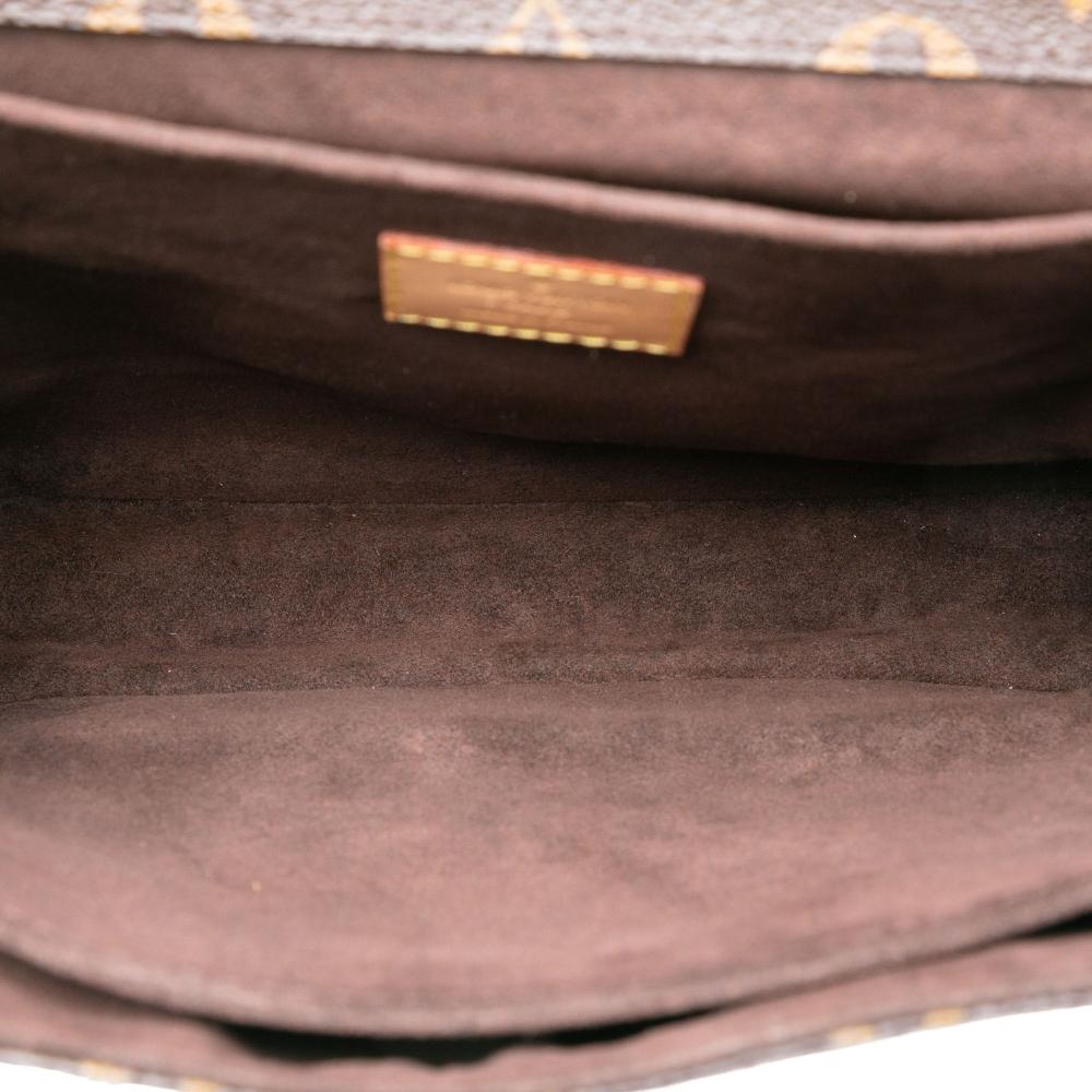 Louis Vuitton B Louis Vuitton Brown Monogram Canvas Fabric Monogram Pochette Metis France