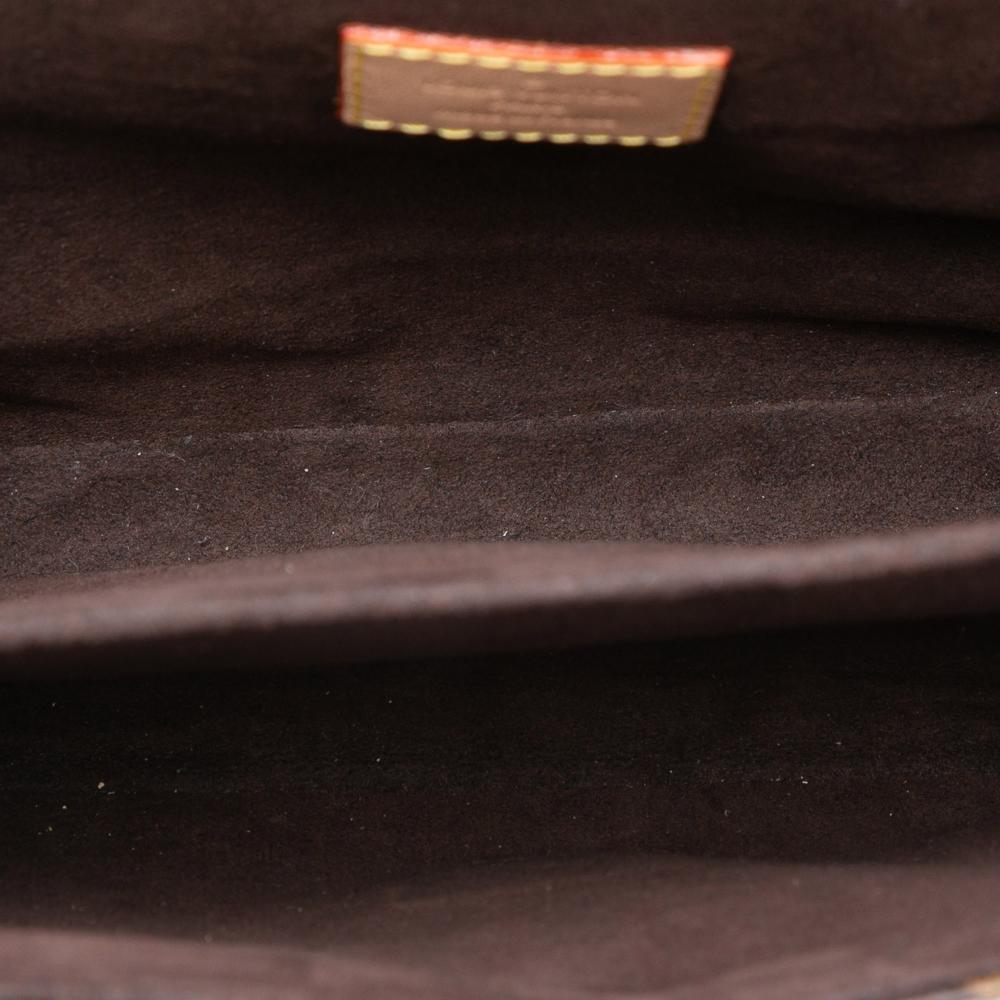 Louis Vuitton AB Louis Vuitton Brown Monogram Canvas Fabric Monogram Pochette Metis France