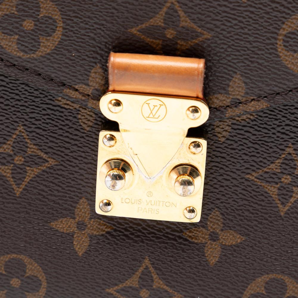 Louis Vuitton AB Louis Vuitton Brown Monogram Canvas Fabric Monogram Pochette Metis France