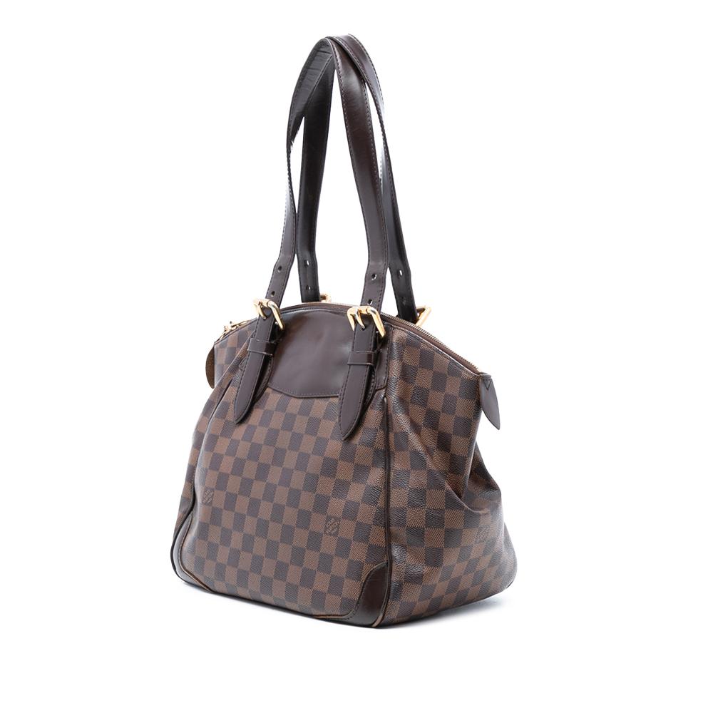 Louis Vuitton B Louis Vuitton Brown Damier Canvas Fabric Damier Ebene Verona MM France