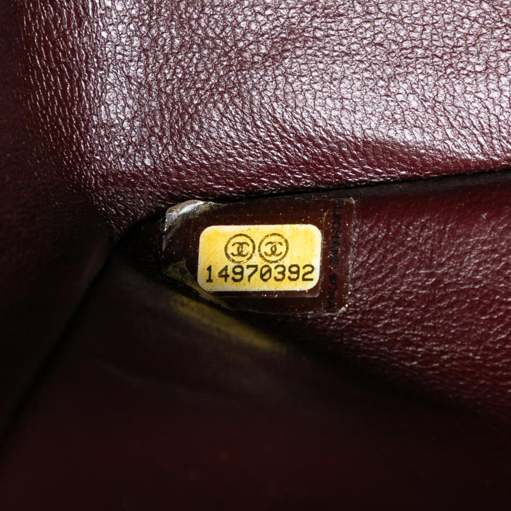 Chanel AB Chanel Black Caviar Leather Leather Jumbo Classic Caviar Double Flap France