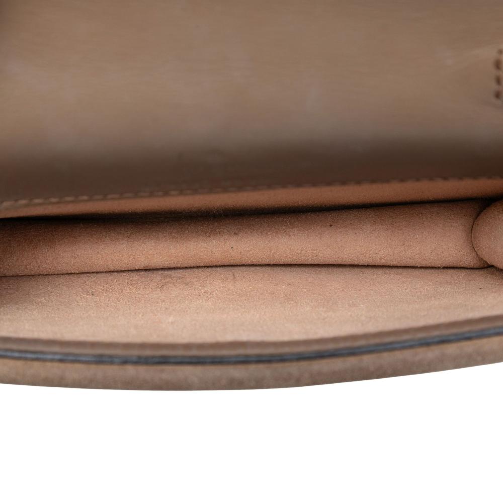 Gucci AB Gucci Brown Beige Coated Canvas Fabric Mini GG Supreme Dionysus Crossbody Italy