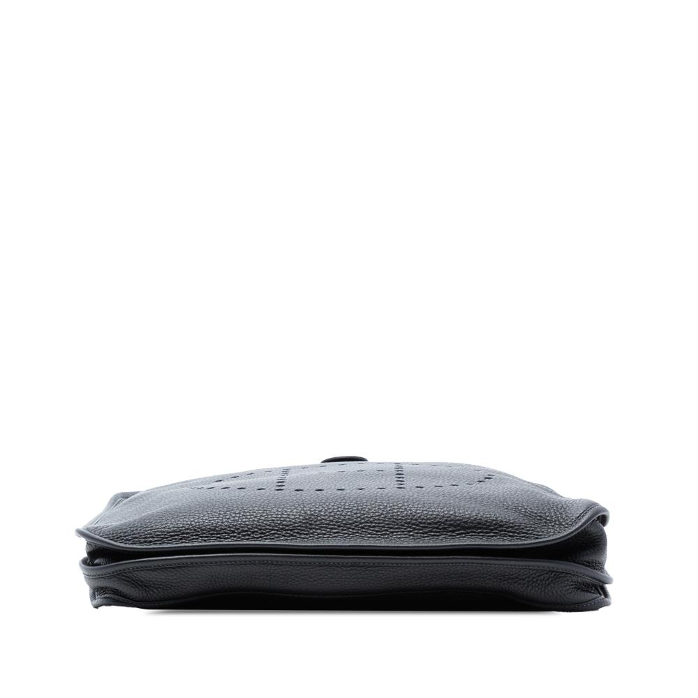 Hermès AB Hermès Blue Navy Calf Leather Clemence Evelyne III 40 France