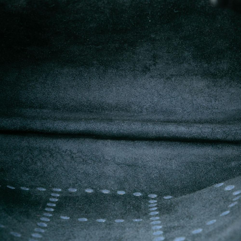 Hermès AB Hermès Blue Navy Calf Leather Clemence Evelyne III 40 France