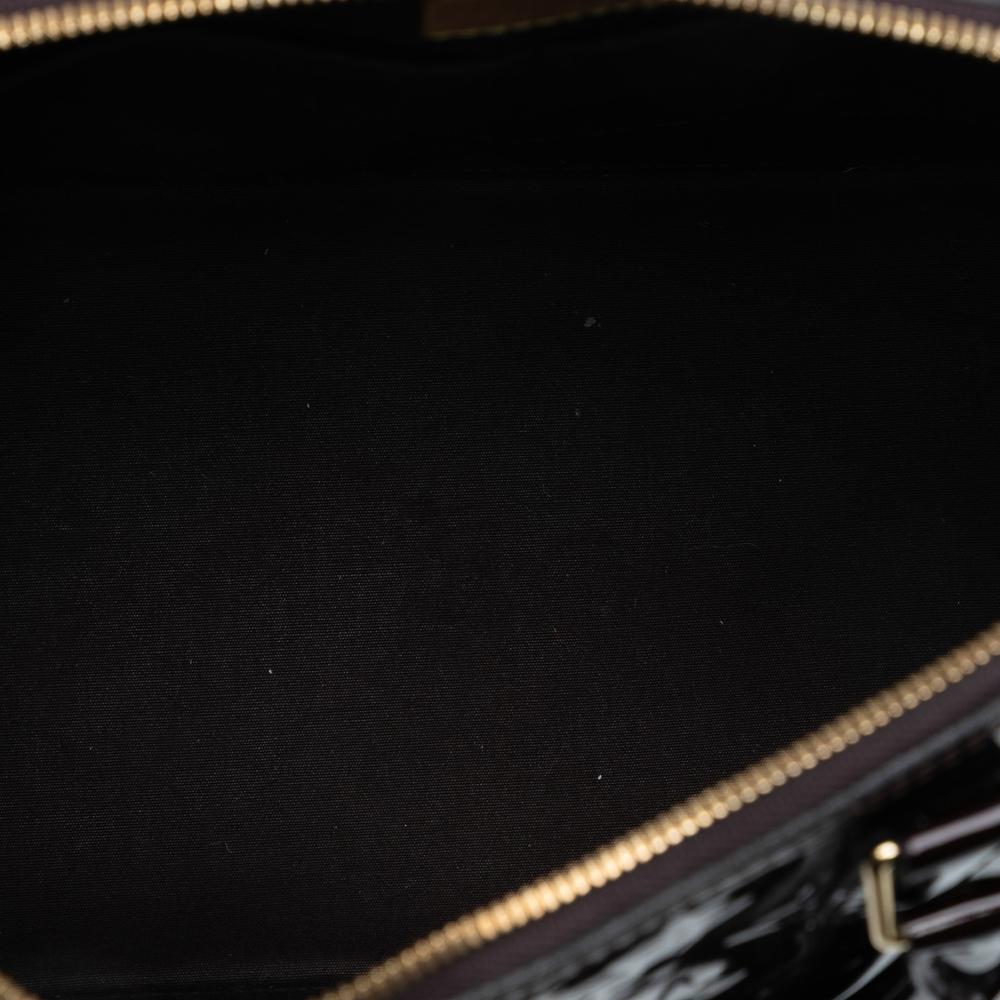 Louis Vuitton B Louis Vuitton Purple Plum Vernis Leather Leather Monogram Vernis Alma MM France