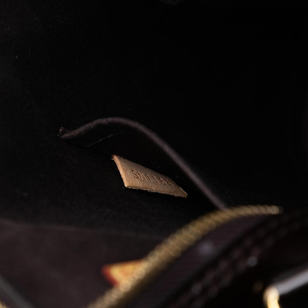 Louis Vuitton B Louis Vuitton Purple Plum Vernis Leather Leather Monogram Vernis Alma MM France