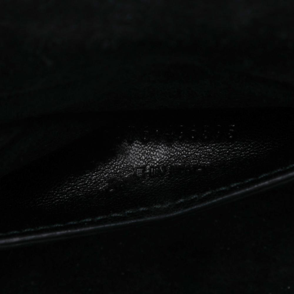 Saint Laurent B Saint Laurent Black Patent Leather Leather Small Patent Monogram Kate Tassel Crossbody Italy