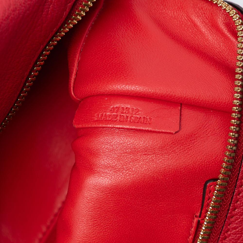 Loewe B LOEWE Red Goatskin Leather Amazona 28 Spain