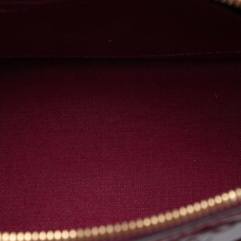 Louis Vuitton B Louis Vuitton Red Vernis Leather Leather Monogram Vernis Alma BB France