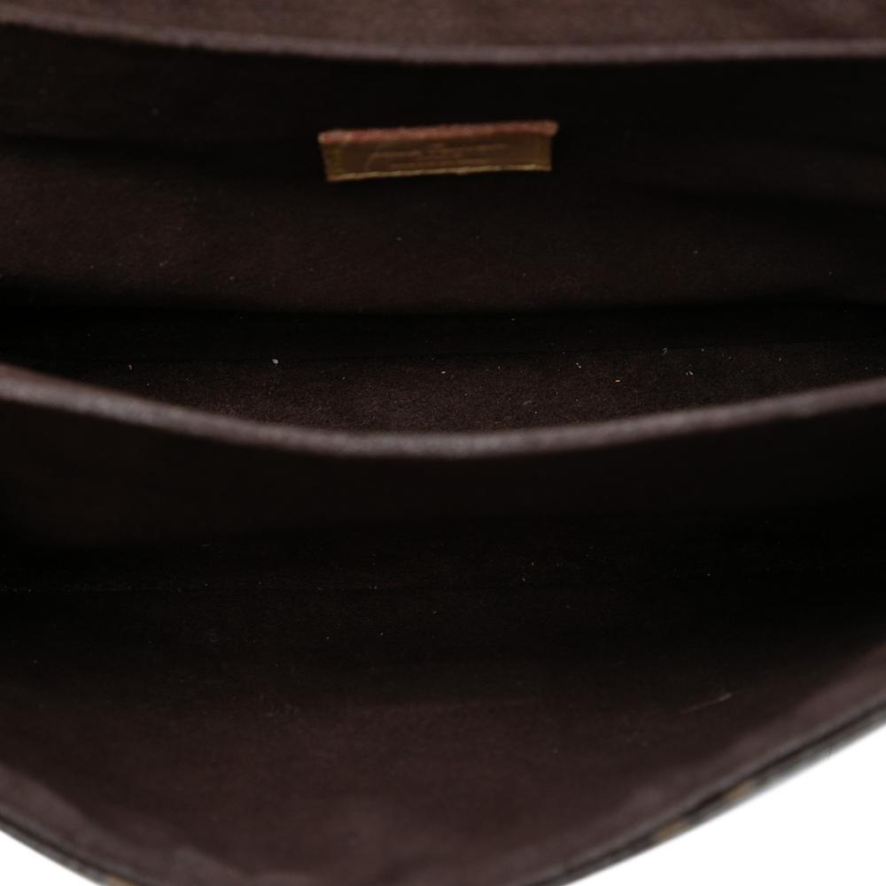 Louis Vuitton B Louis Vuitton Brown Monogram Canvas Fabric Monogram Pochette Metis France