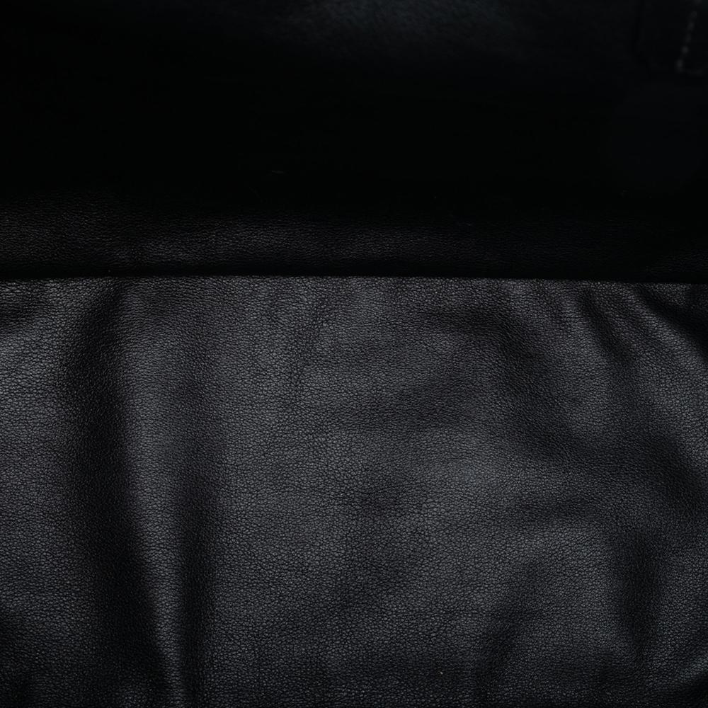 Goyard B Goyard Black Coated Canvas Fabric Goyardine Reversible Anjou PM France