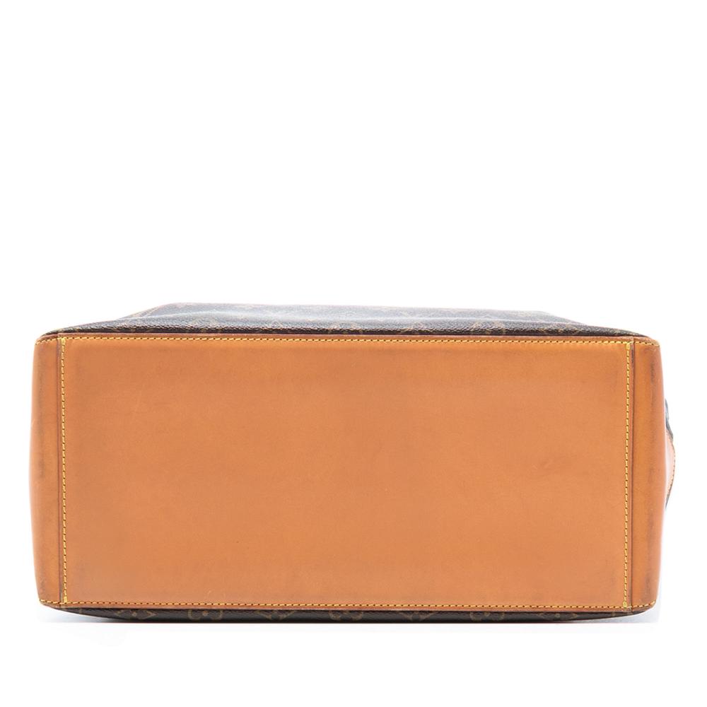 Louis Vuitton B Louis Vuitton Brown Monogram Canvas Fabric Monogram Cabas Mezzo France