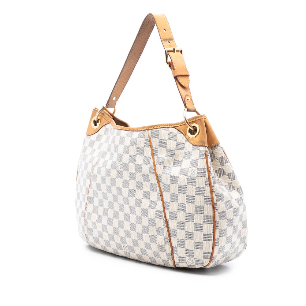 Louis Vuitton B Louis Vuitton White Damier Canvas Fabric Damier Azur Galliera PM France