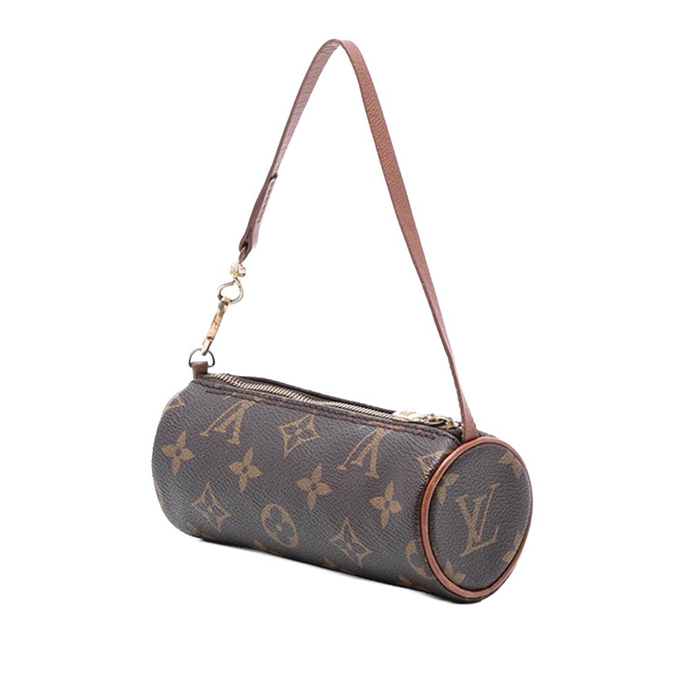 Louis Vuitton B Louis Vuitton Brown Monogram Canvas Fabric Monogram Papillon Pochette Italy