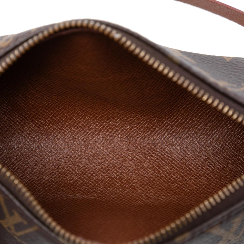 Louis Vuitton B Louis Vuitton Brown Monogram Canvas Fabric Monogram Papillon Pochette Italy