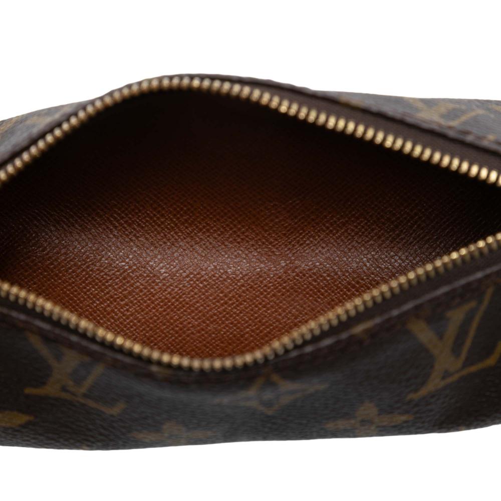 Louis Vuitton AB Louis Vuitton Brown Monogram Canvas Fabric Monogram Papillon Pochette France