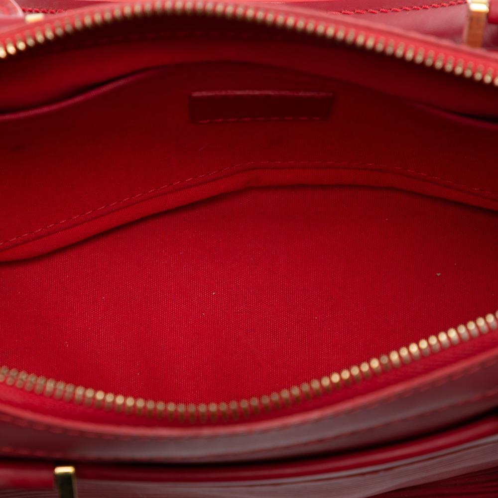 Louis Vuitton B Louis Vuitton Red Epi Leather Leather Epi Dhanura PM France