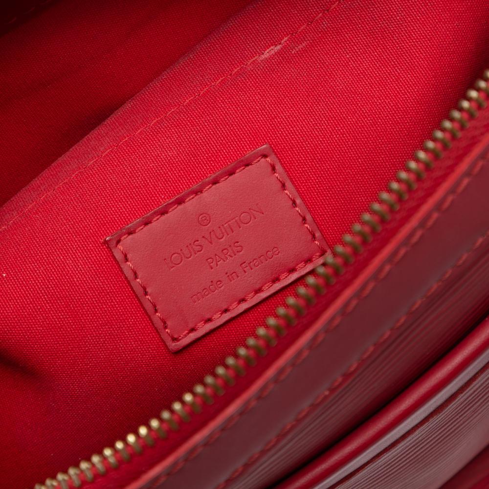 Louis Vuitton B Louis Vuitton Red Epi Leather Leather Epi Dhanura PM France