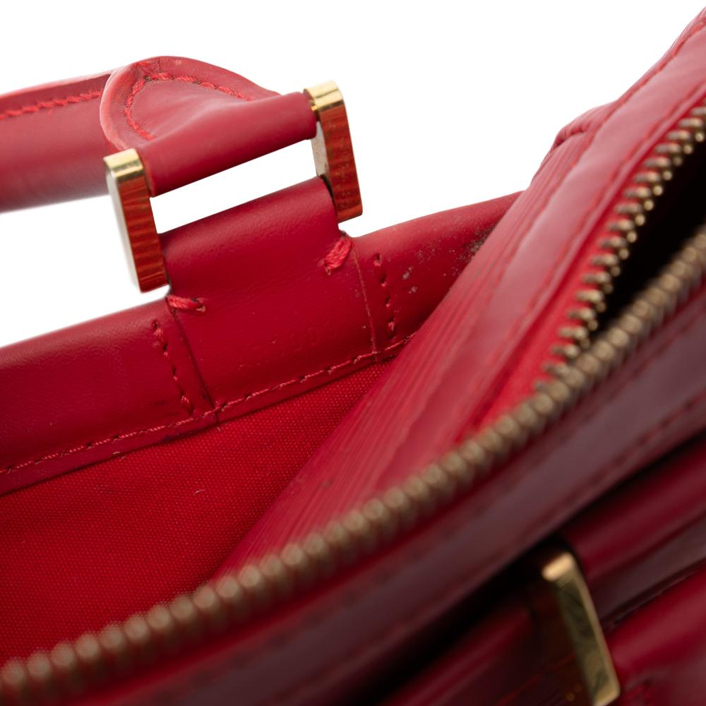 Louis Vuitton B Louis Vuitton Red Epi Leather Leather Epi Dhanura PM France