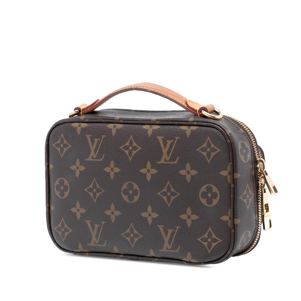 Louis Vuitton B Louis Vuitton Brown Monogram Canvas Fabric Monogram Utility Satchel France