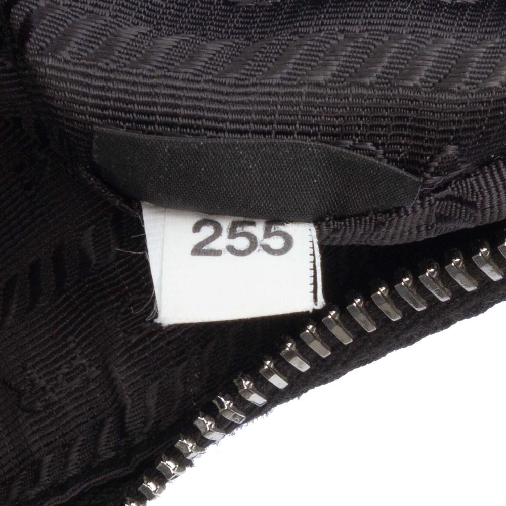 Prada B Prada Black Nylon Fabric Tessuto Re Edition 2005 Satchel Italy