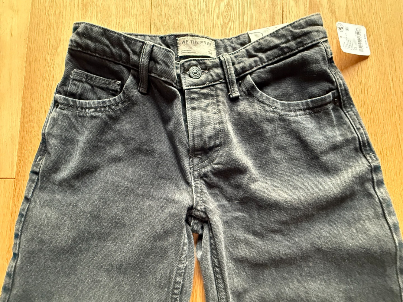 Free People Tennessee Low-Rise Boyfriend Jean, in Hideaway Black