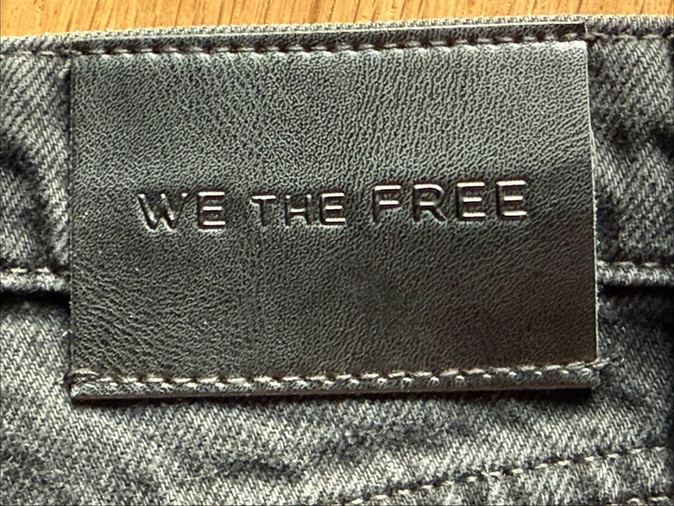 Free People Tennessee Low-Rise Boyfriend Jean, in Hideaway Black