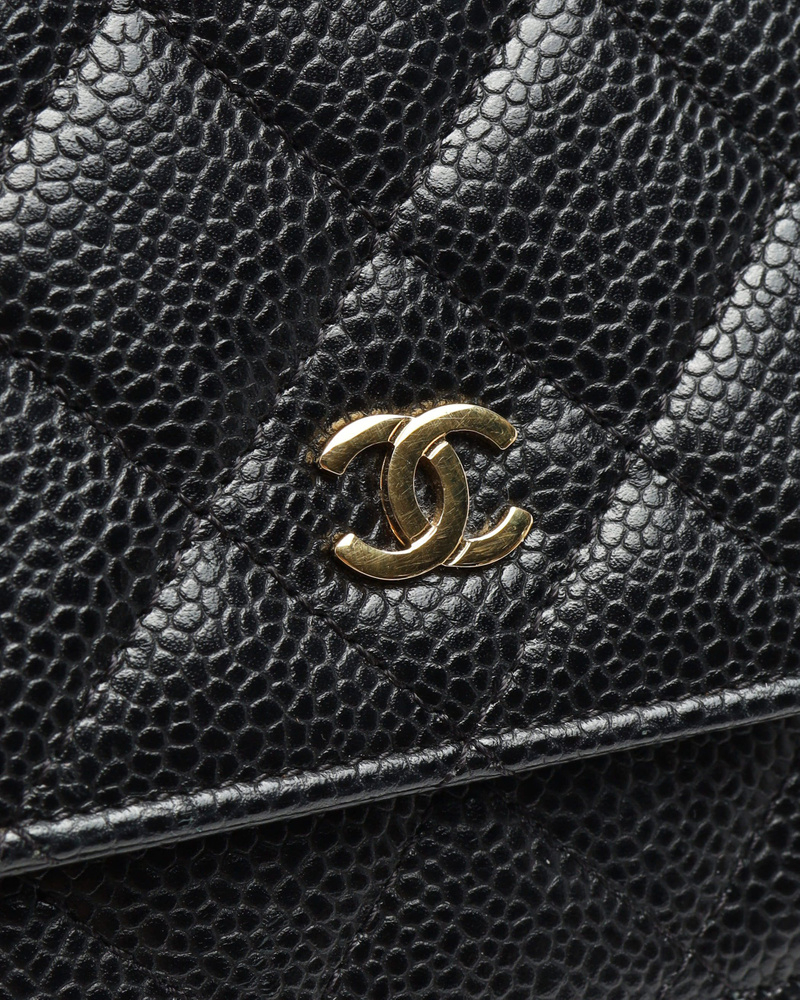 Chanel Caviar Quilted Wallet On Chain Bag