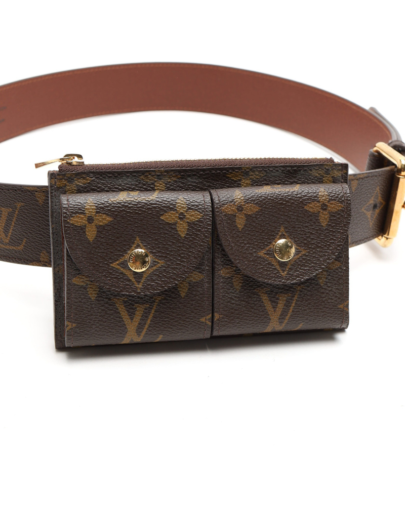 Louis Vuitton Monogram Ceinture Pochette Duo Belt