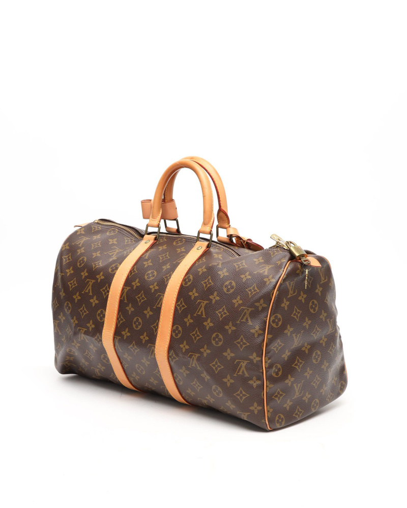 Louis Vuitton Monogram Keepall Bandoulière 45 Weekend Bag